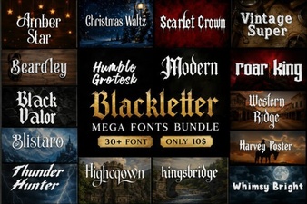 Modern Blackletter Mega Bundle for Creative Projects
