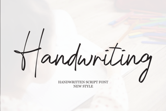 Handwriting Font for Creative Projects