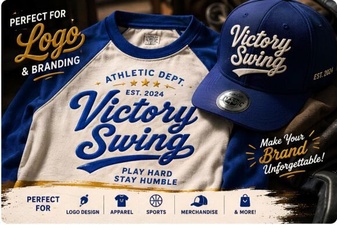 Victory Swing Font Design Ideas and Uses